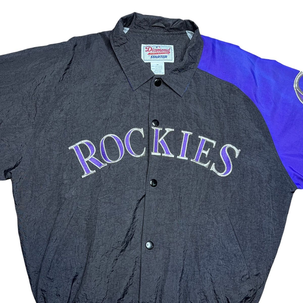 Starter 1990s MLB Colorado Rockies Starter Diamond Collection Jacket Size US M / EU 48-50 / 2 - 6 Thumbnail