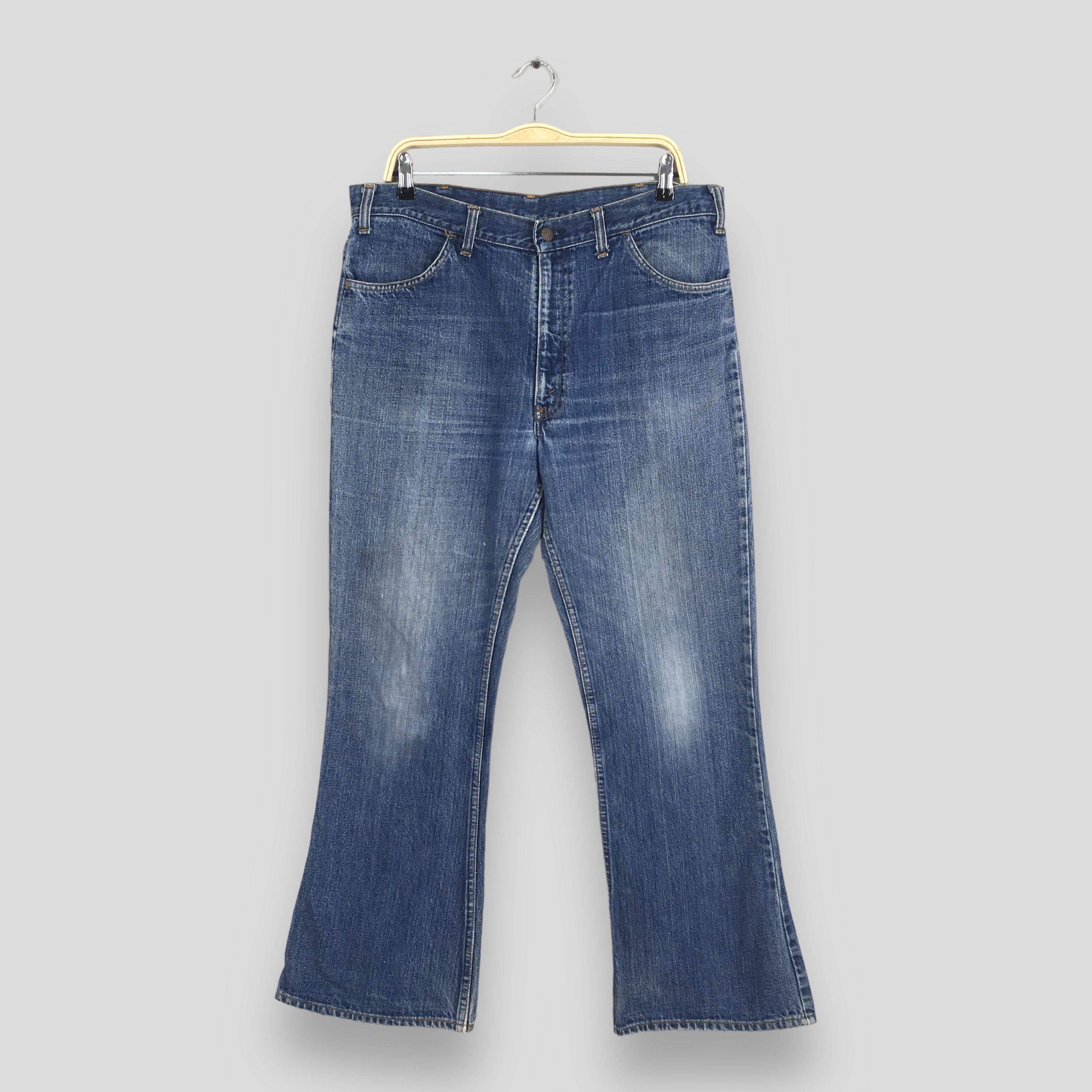Levi's Size 35x30 Vintage Levi's 517 Bootcut Flare Jeans S355 Size US 35 - 1 Thumbnail