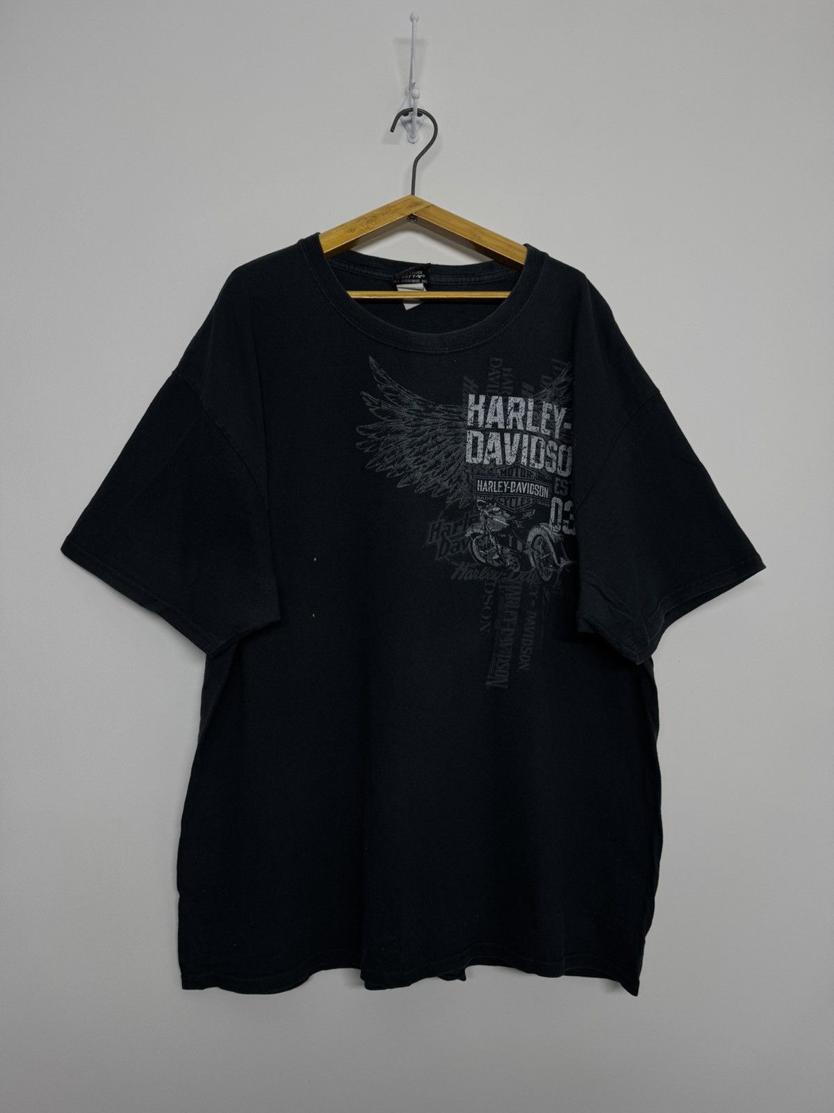 Harley Davidson Vintage HARLEY DAVIDSON Las Vegas Nevada Skull T-Shirt Size US XL / EU 56 / 4 - 7 Thumbnail