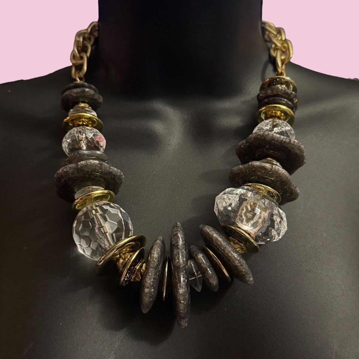Other Chunky beaded statement necklace Size ONE SIZE - 1 Thumbnail