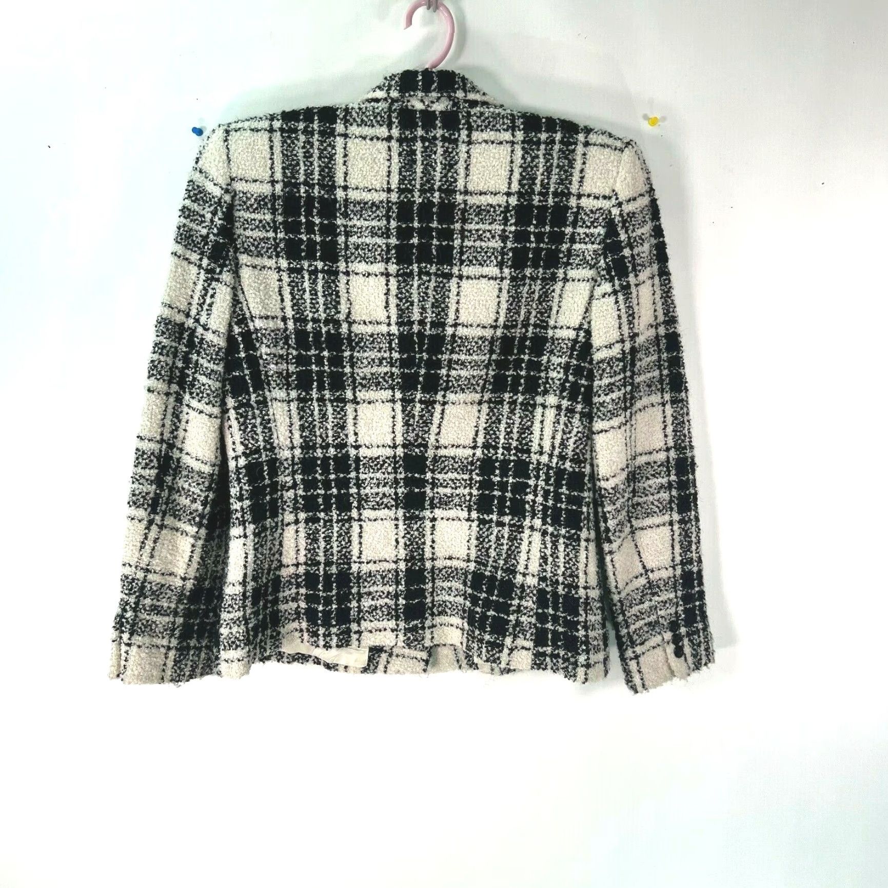 Liz Claiborne VTG Liz Claiborne Collection Womens Black Wool Blend Button Front Jacket Size 12 Size XL / US 12-14 / IT 48-50 - 3 Thumbnail