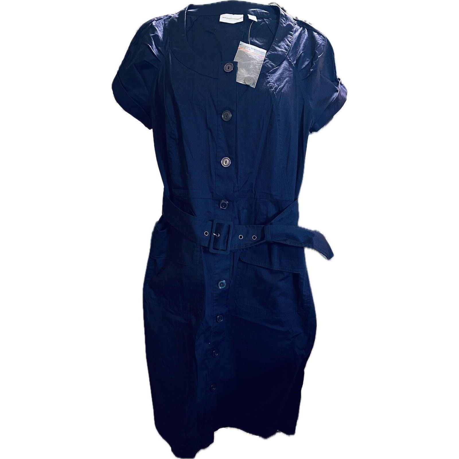 Other New York & Company Shirt Dress Size XS Button Up Belt NWOT Size XS / US 0-2 / IT 36-38 - 1 Thumbnail