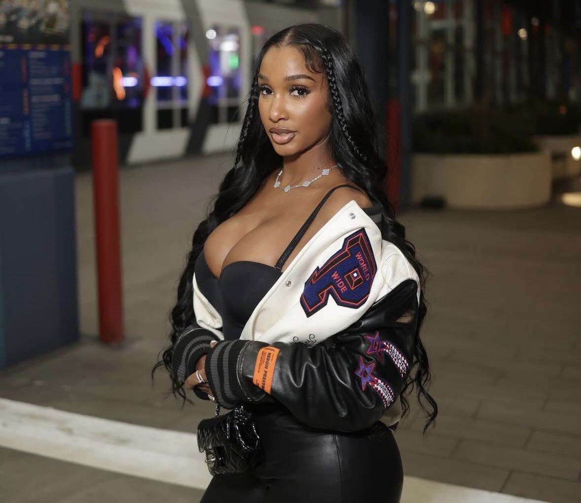 Heron Preston SOLD OUT Heron Preston Patched Crop Leather Varsity Jacket Size M / US 6-8 / IT 42-44 - 4 Thumbnail