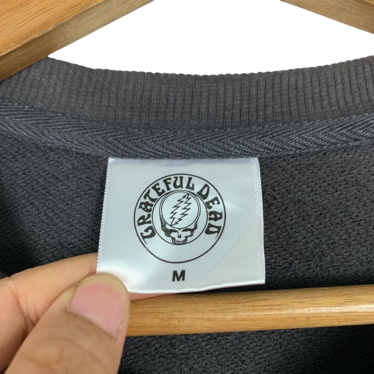 Grateful Dead GRATEFUL DEAD Embroidery Logo Crewneck Sweatshirt #2202-C97 Size US M / EU 48-50 / 2 - 11 Thumbnail