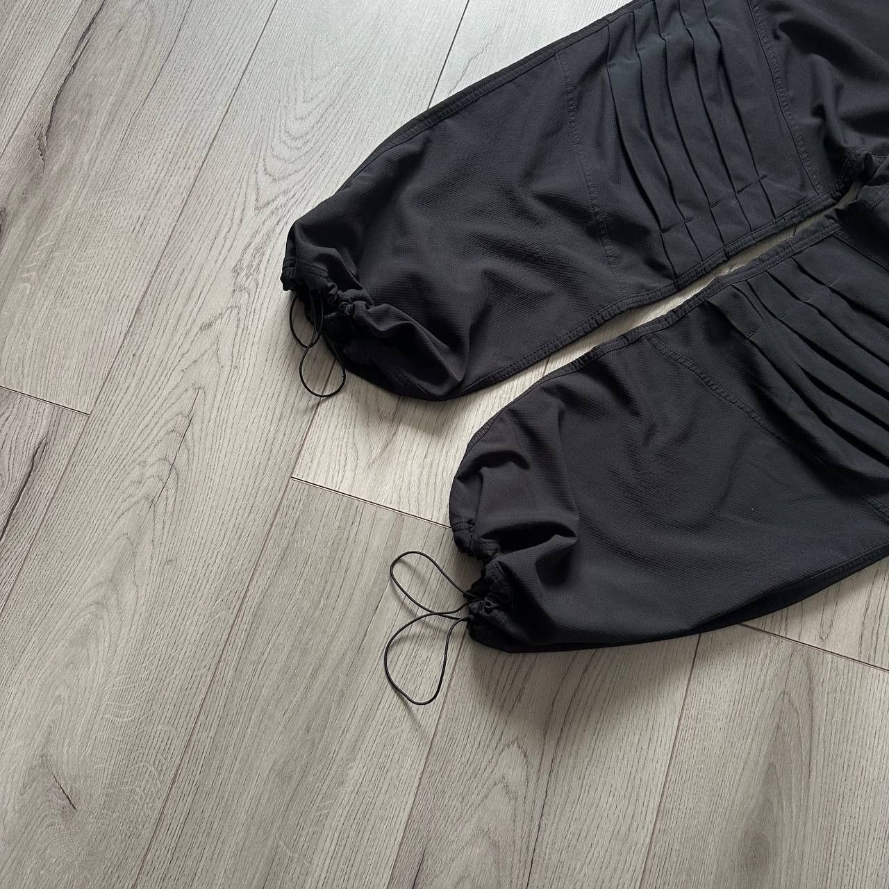 Nike × Vintage Nike y2k Vintage Drill Track Pants Baggy Boxy Swoosh Logo Size US 34 / EU 50 - 4 Thumbnail