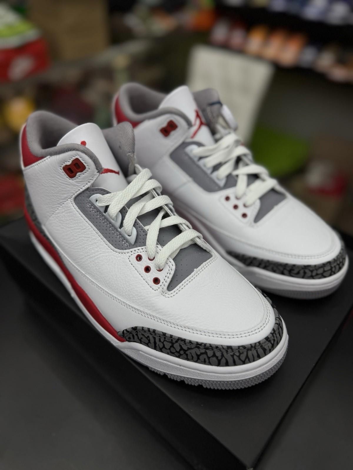 Jordan Brand Air Jordan 3 Fire Red 2022 DN3707-160 Size 10 (NEW) Size US 10 / EU 43 - 3 Thumbnail