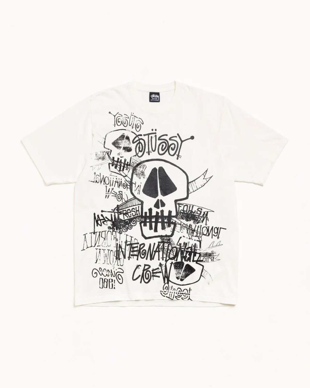 Streetwear × Stussy Stussy Stones Pigment Dyed Rock T-Shirt (Rare
