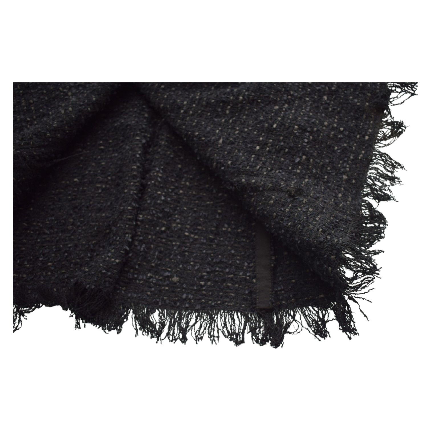 Lanvin Lanvin Black Fringe Edge Cotton Knit Vest Sleeveless Jacket Size M / US 6-8 / IT 42-44 - 8 Thumbnail