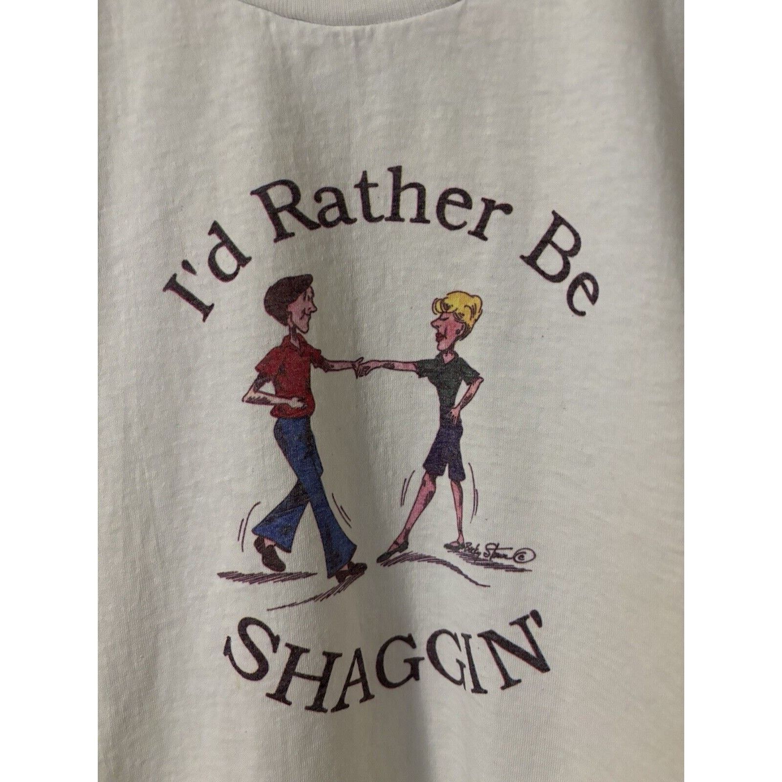 Other vintage Id rather be shaggin T-shirt 80s rare white size L Size US L / EU 52-54 / 3 - 3 Thumbnail