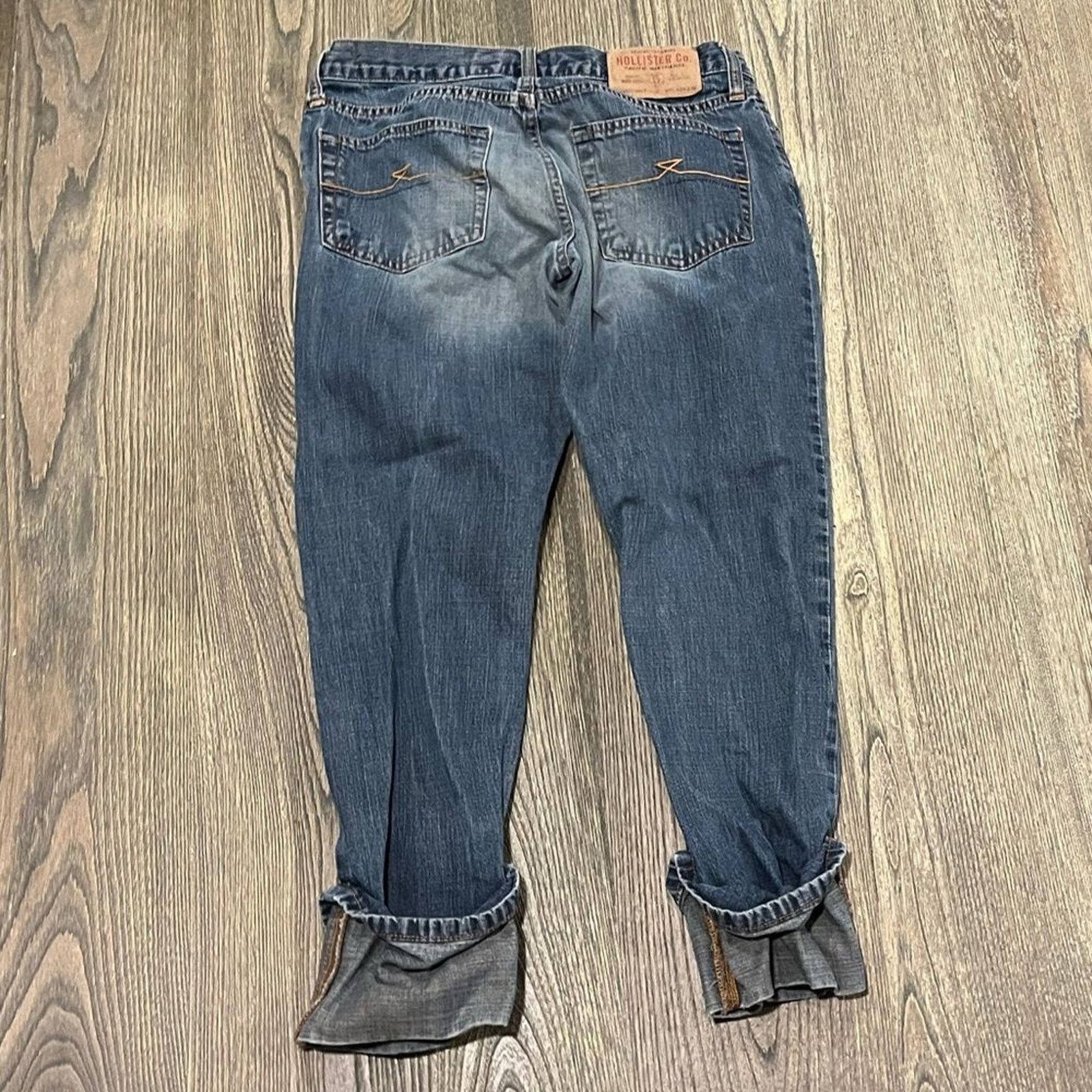 Hollister Hollister & Co Pacific Merchants Cuffed Cropped Jeans Sz 22 Size 34" / US 12 / IT 48 - 5 Thumbnail