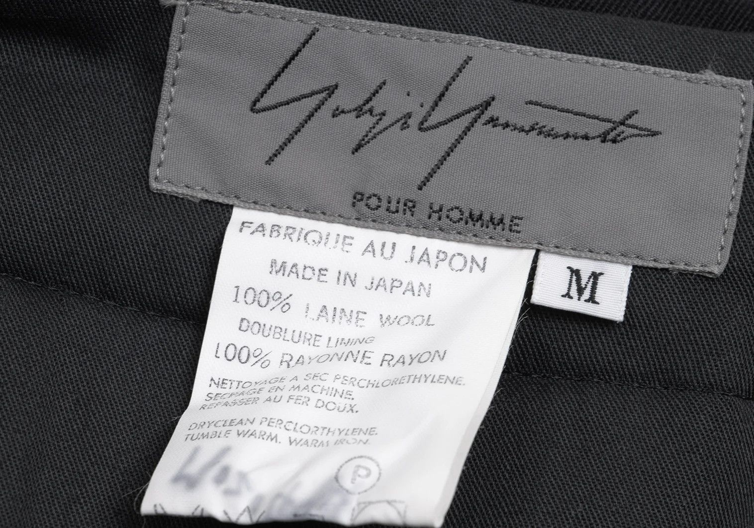 Yohji Yamamoto Yohji Yamamoto Wool Gabardine Tapered Pants Size US 36 / EU 52 - 14 Thumbnail