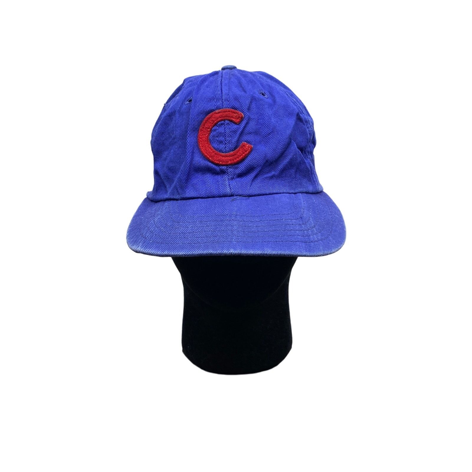 Vintage Rare Vintage Chicago Cubs Fitted Baseball Cap Hat Size ONE SIZE - 1 Thumbnail