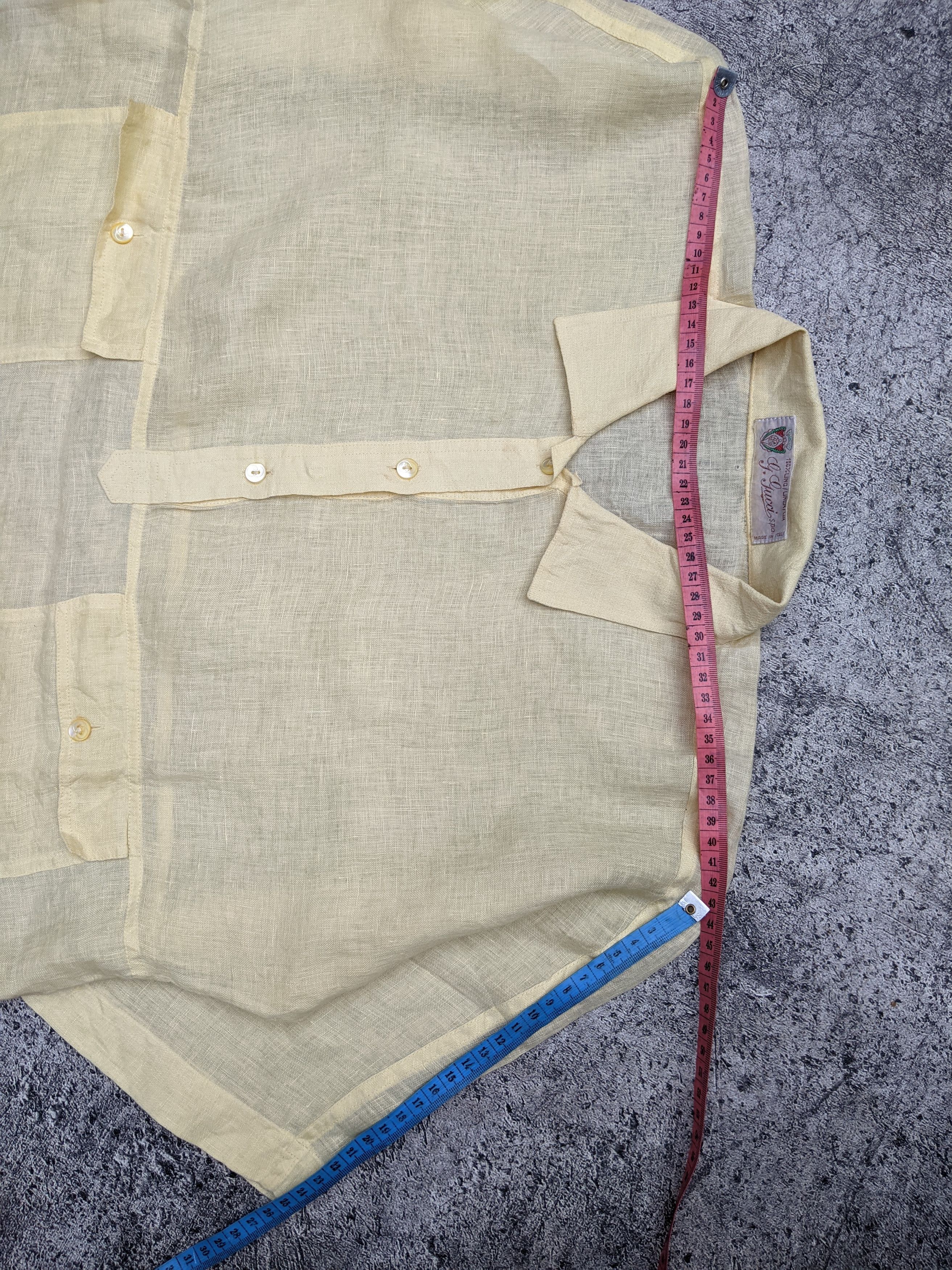Gucci Vintage Gucci Linen Shirt Size US M / EU 48-50 / 2 - 3 Thumbnail
