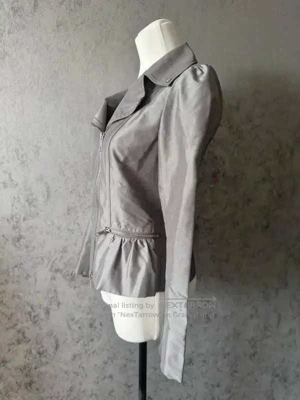 Burberry Burberry Silver Short Fitted Women's Jacket. Size M / US 6-8 / IT 42-44 - 4 Thumbnail