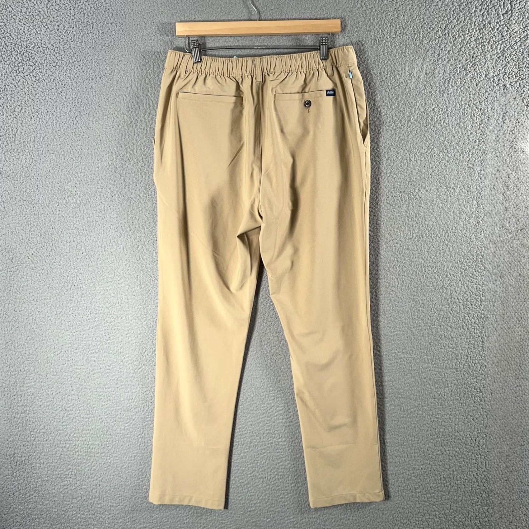 Chubbies Chubbies Everywear Khakinators Pants Mens Large 32x30 Beige Slim Stretch Water Resistant Pockets Front Flat Front Drawstring Size US 33 - 4 Thumbnail
