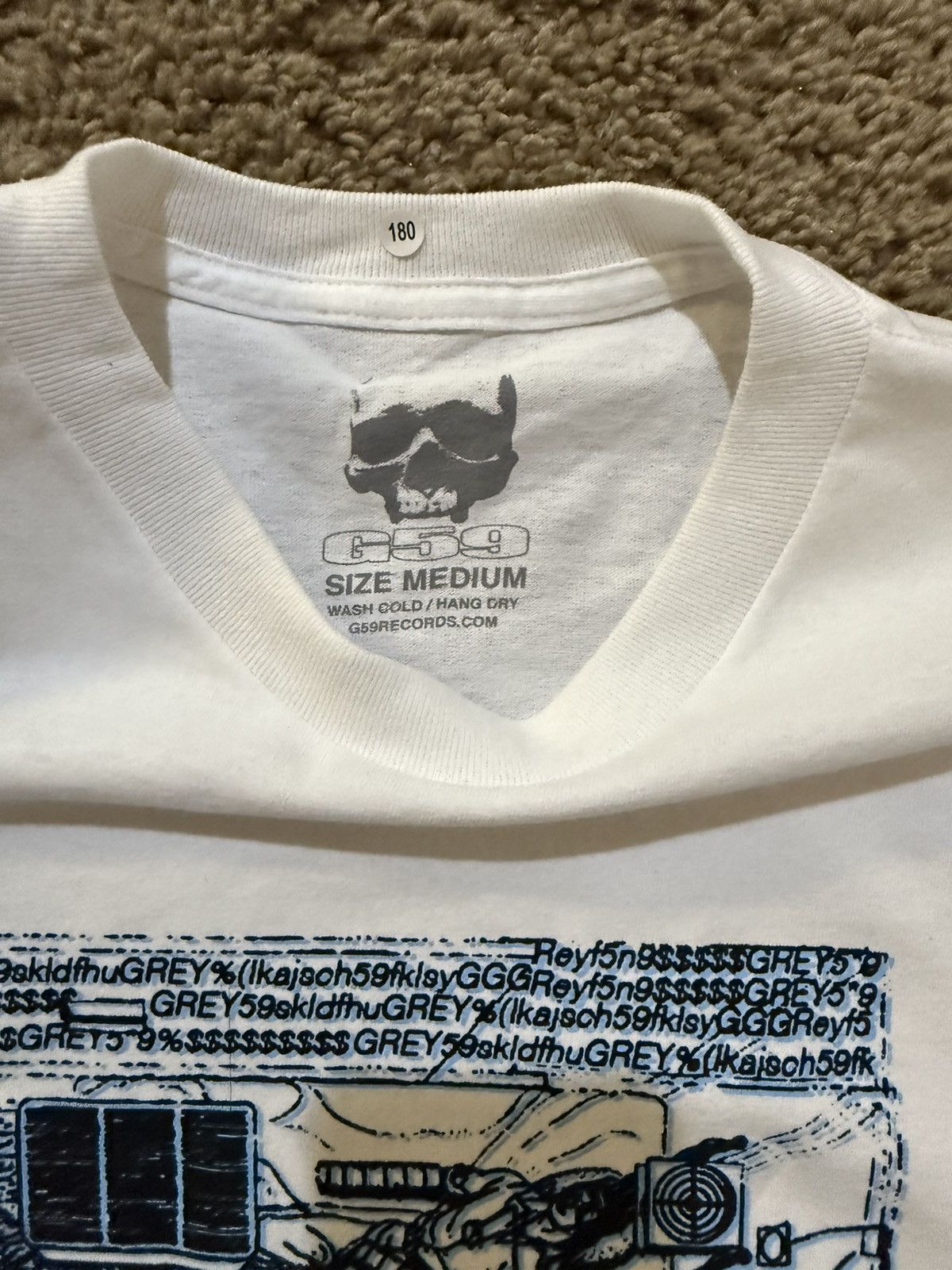 G59 Records G59 Records Graphic T-Shirt White Size US M / EU 48-50 / 2 - 3 Thumbnail
