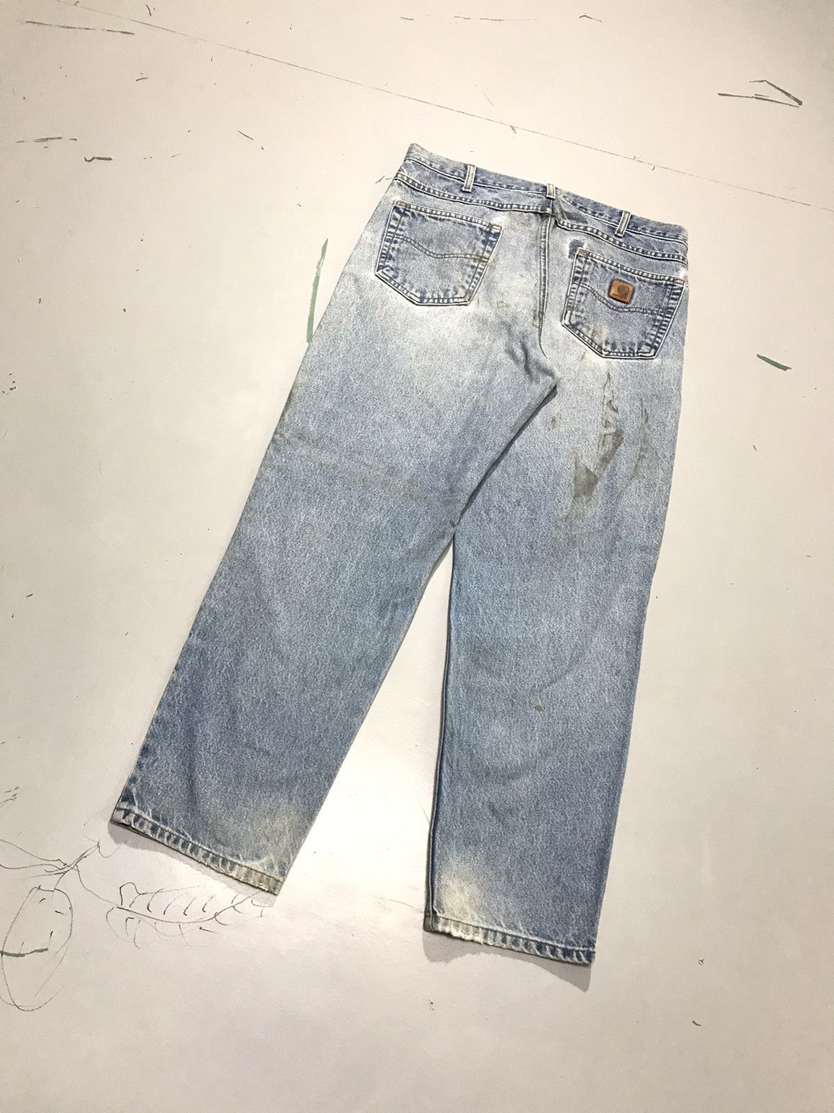 Carhartt Vintage Carhartt dusty denim Size US 36 / EU 52 - 7 Thumbnail
