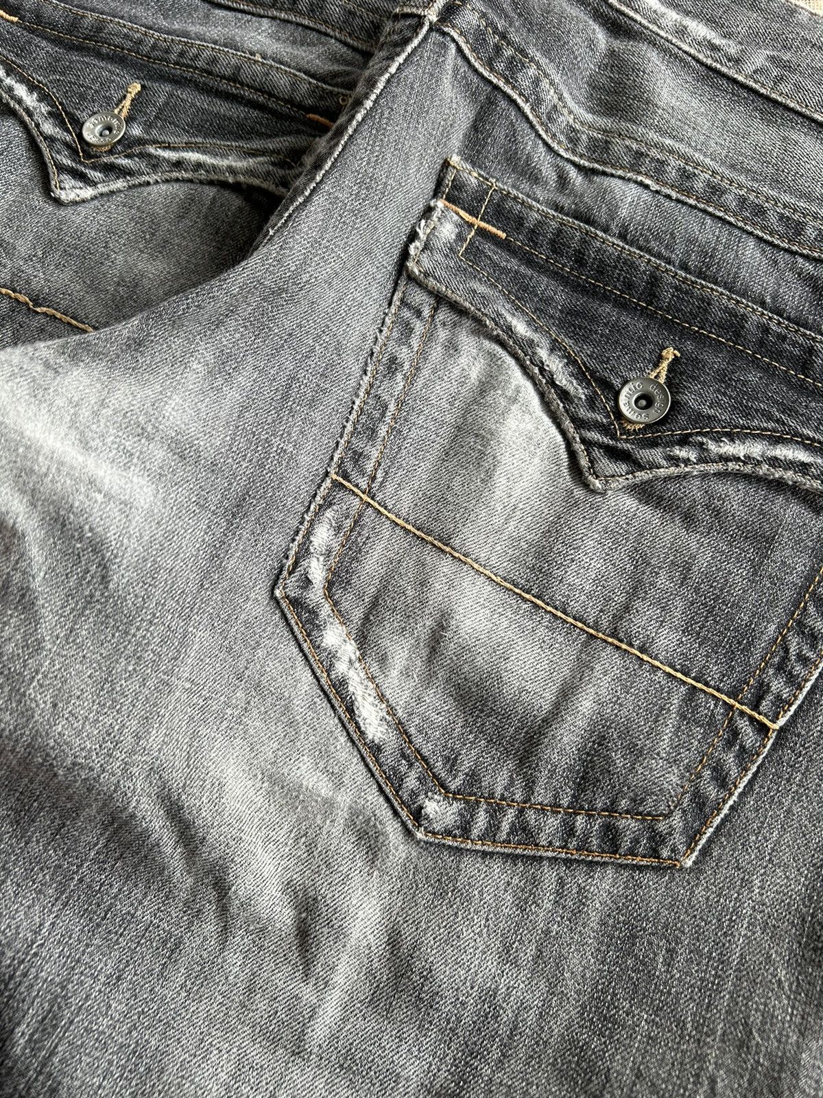 Japanese Brand Flare Semantic design disteressed denim🎌☠️☠️ Size US 34 / EU 50 - 13 Thumbnail