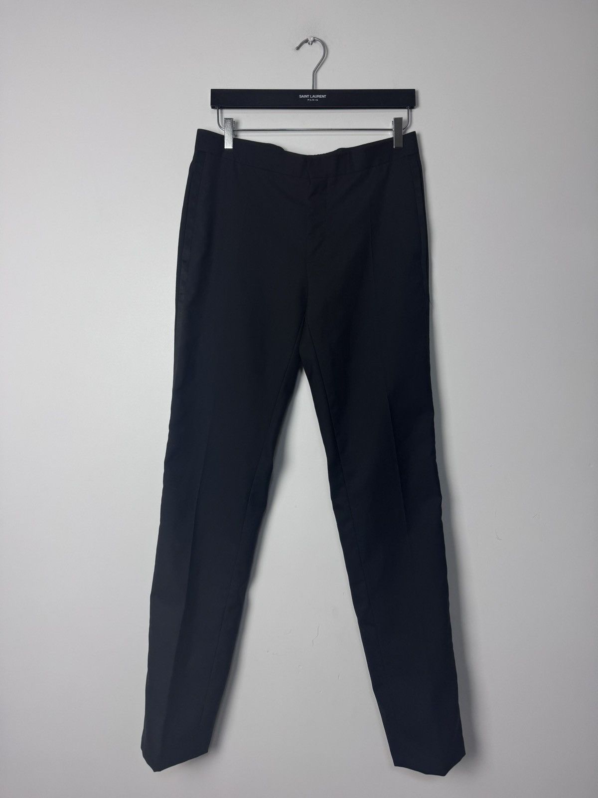 Dior Homme Black Tailored Wool Trousers Hedi Slimane Luxury