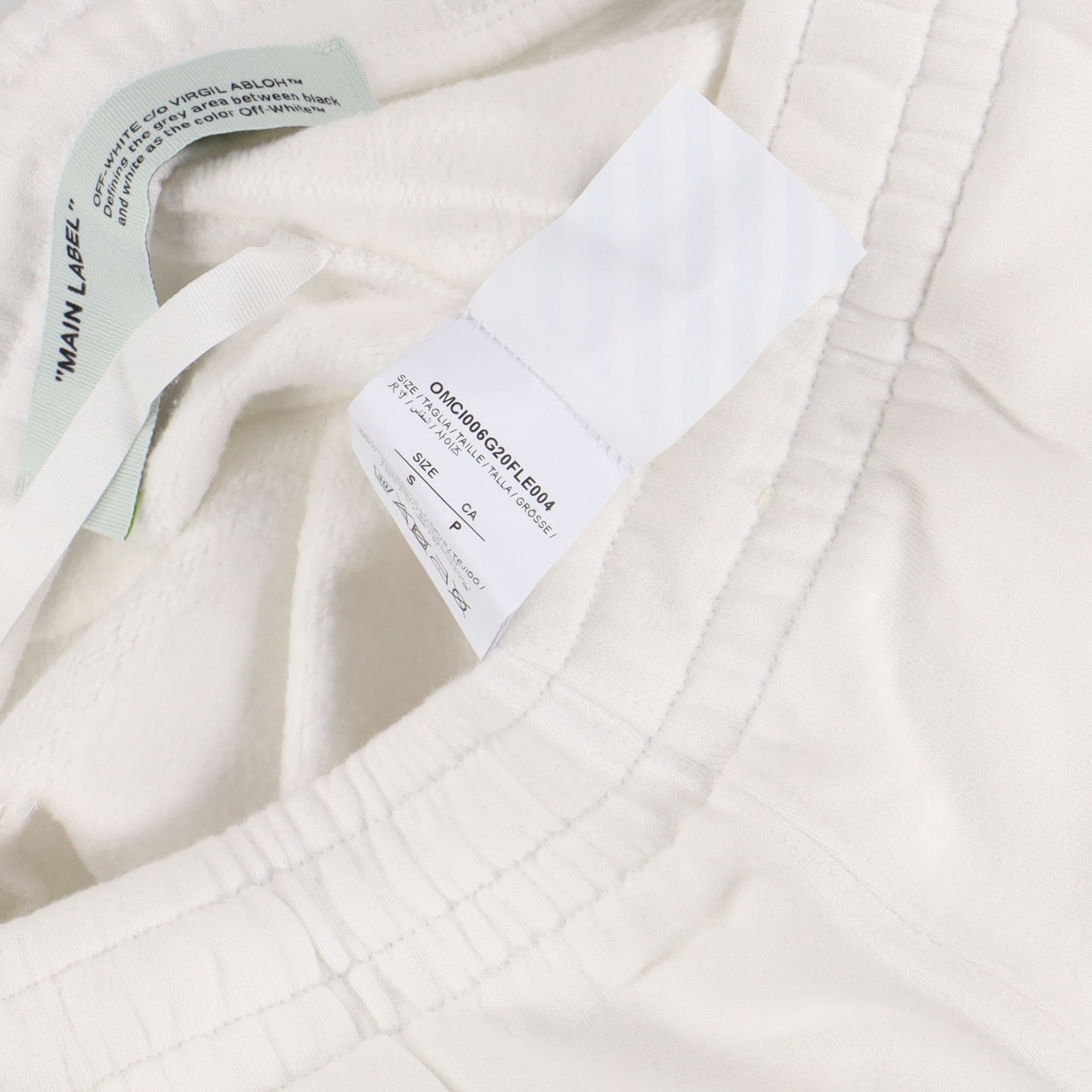Off-White White Tape Arrows Sweatshorts Size US 30 / EU 46 - 6 Thumbnail