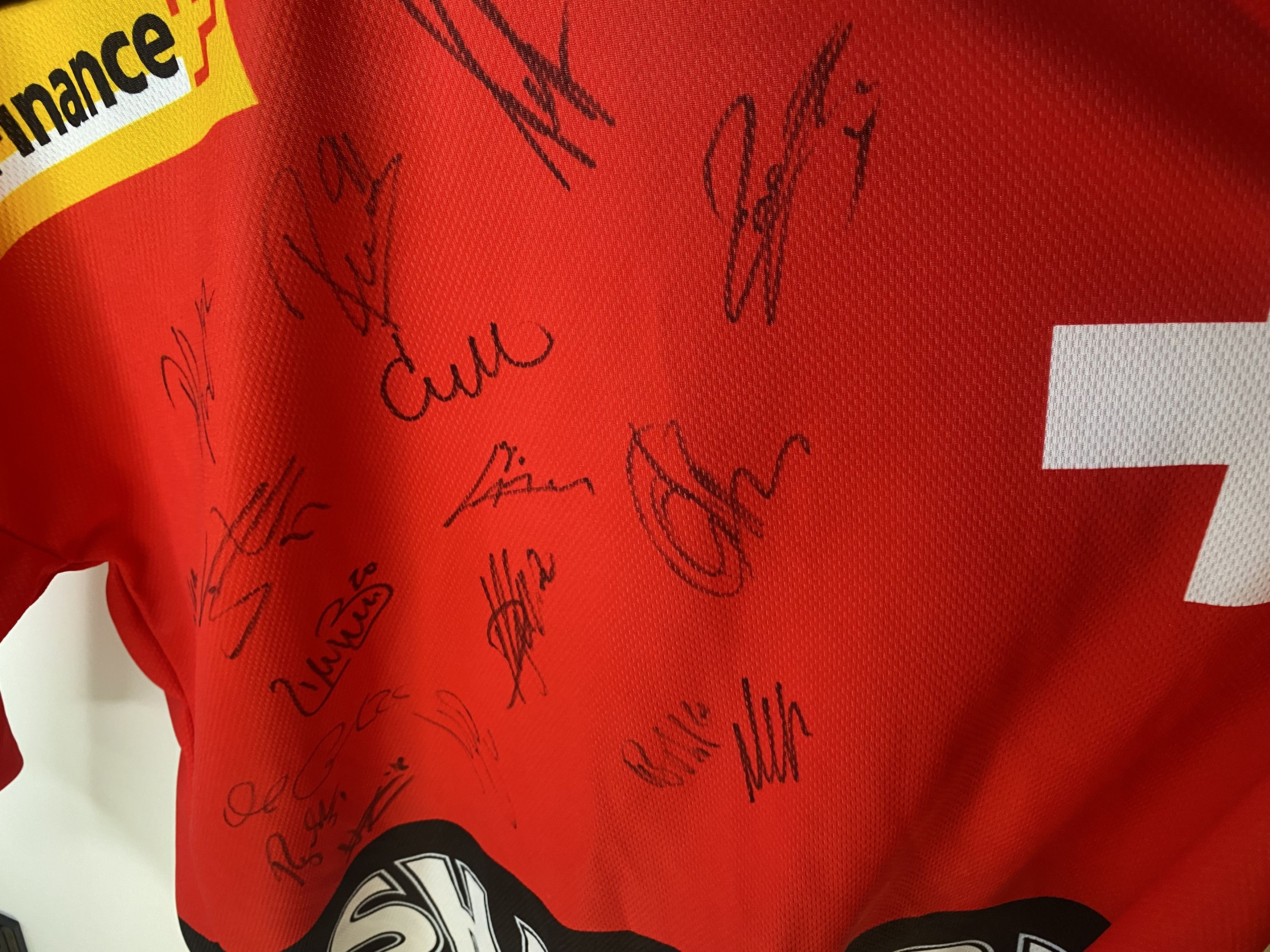 Nike SWITZERLAND TEAM 2012 2013 SIGNATURE ICE HOCKEY JERSEY SHIRT Size US XL / EU 56 / 4 - 6 Thumbnail