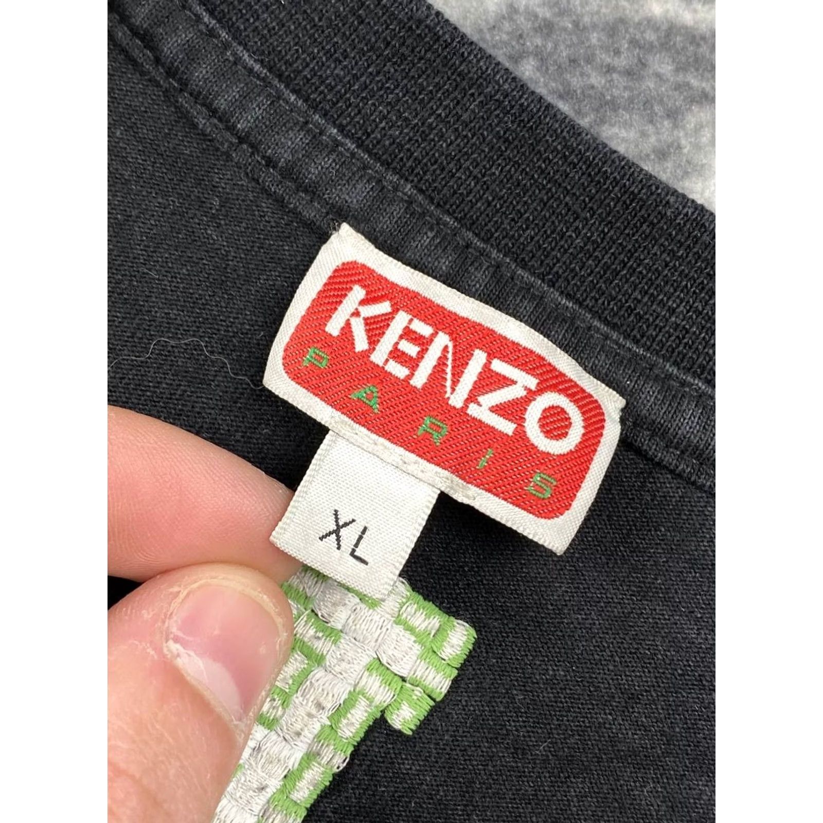 Kenzo KENZO T-Shirt Men XL Black Crew Neck Short Sleeve Logo 58 Chest 77 Length 53 Shoulders 2020s Regular Cotton Size US XL / EU 56 / 4 - 7 Thumbnail