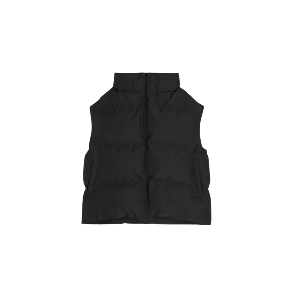 Balenciaga oc11z1125 Swing Puffer Gilet in Black Size US M / EU 48-50 / 2 - 1 Thumbnail