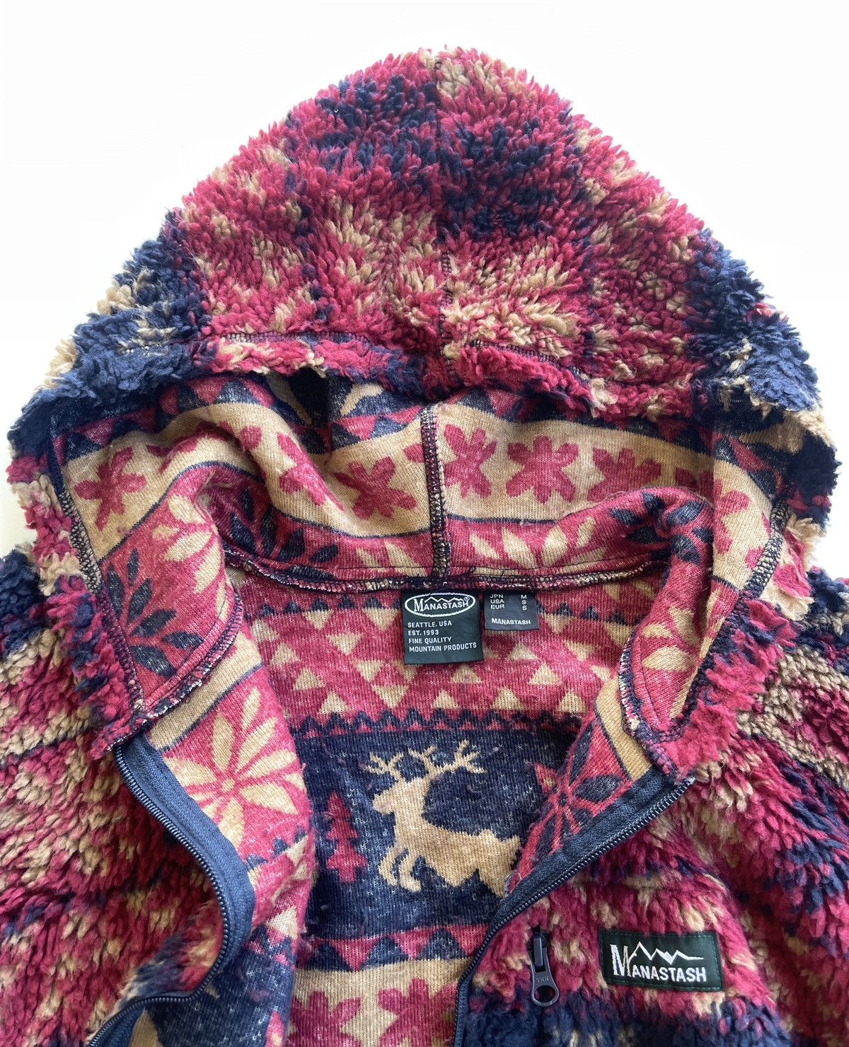 Manastash Manastash Nordic Printed Zipper Poncho Size S / US 4 / IT 40 - 8 Thumbnail