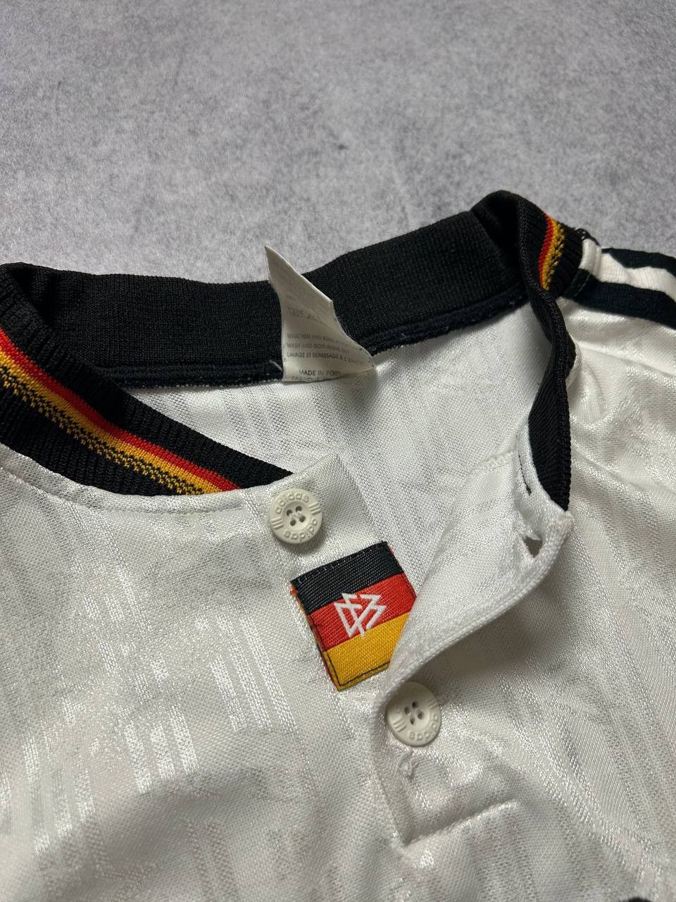 Adidas Vintage Adidas Germany Home Football Shirt 1996, Size L Size US L / EU 52-54 / 3 - 6 Thumbnail