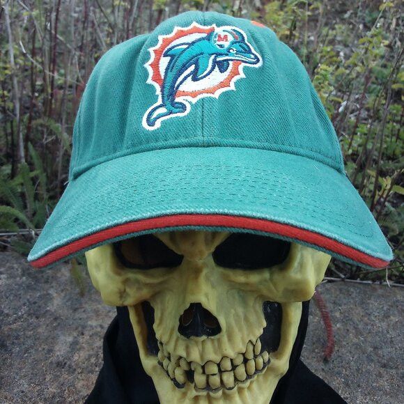 NFL × Vintage Vintage Y2K Miami Dolphins Strap Back Hat Cap Size ONE SIZE - 1 Thumbnail