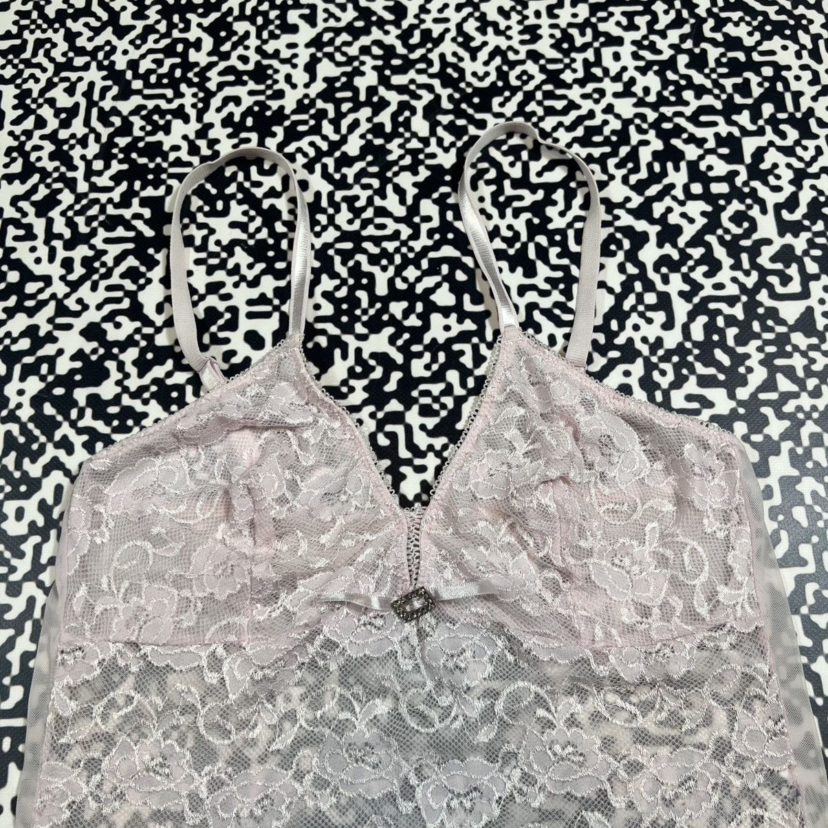 Japanese Brand Vintage Y2K Japanese Style Retro Mesh Sexy Tank Top 90s Size M / US 6-8 / IT 42-44 - 4 Thumbnail