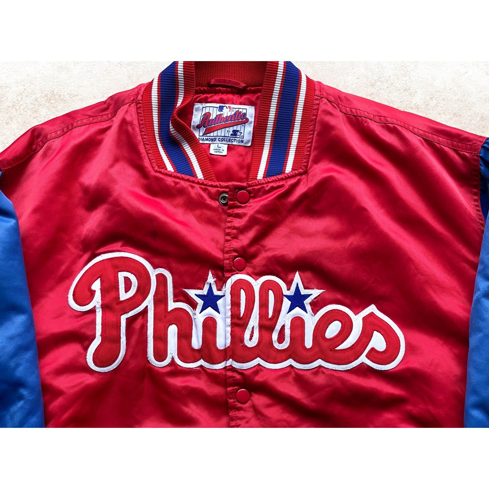 Starter Philadelphia Phillies 90s STARTER satin L red MLB vintage Size US L / EU 52-54 / 3 - 2 Thumbnail