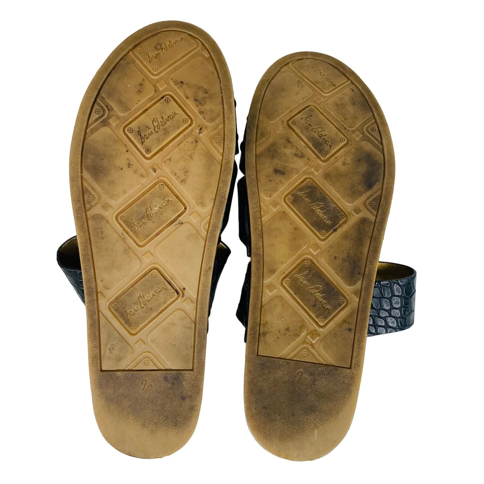 Other Sam Edelman Sandals Bane 7.5M Black Platform Leather Slide Size US 7.5 / IT 37.5 - 6 Thumbnail