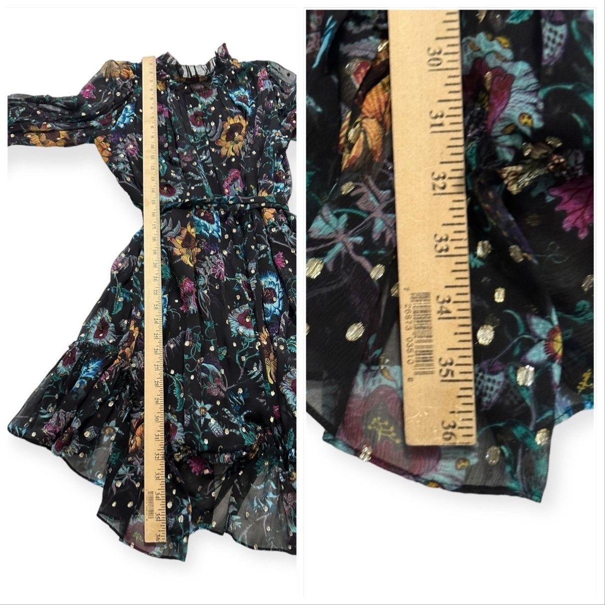Ulla Johnson Ulla Johnson Anais Dress in Black Iris, Size 0, NWT Size XS / US 0-2 / IT 36-38 - 14 Thumbnail