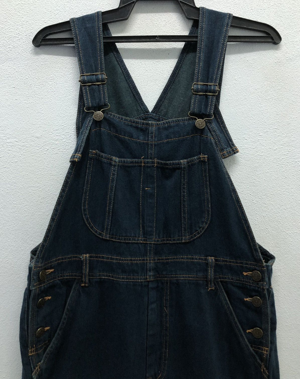 Japanese Brand Vintage Back & Forth Jeans Overalls Size US 37 - 3 Thumbnail