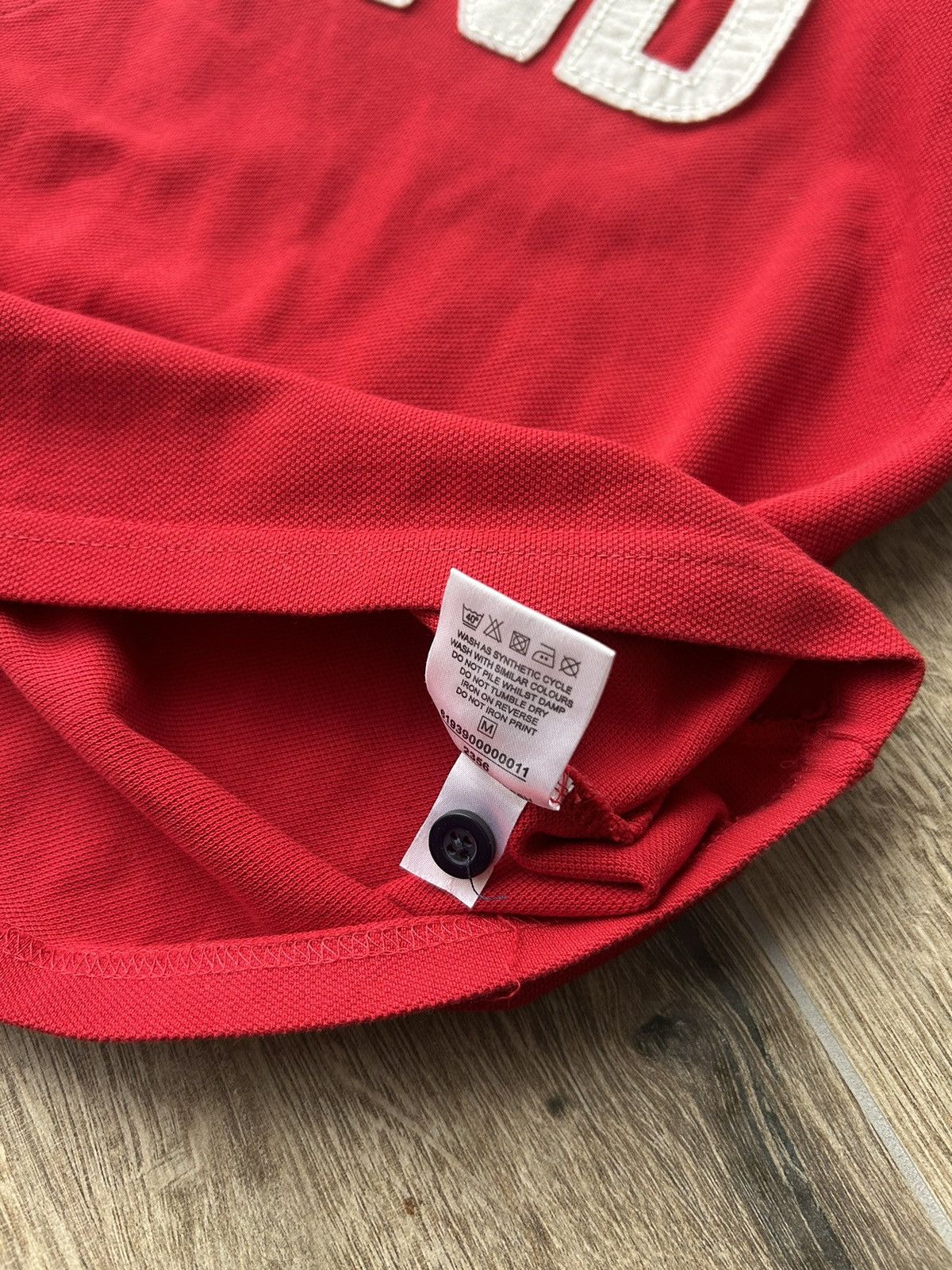 Vintage Vintage England Rugby polos shirt big logo mens Size US L / EU 52-54 / 3 - 4 Thumbnail