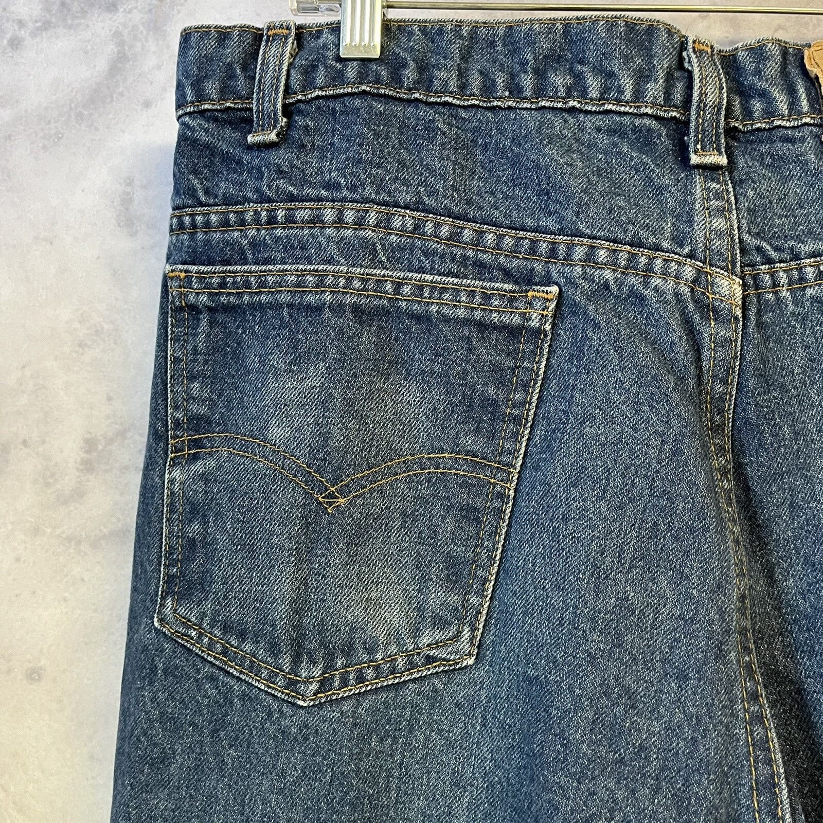Levi's Vintage 80s Levis 517 Orange Tab Dark Wash Jeans Mens 38x31 Size US 38 / EU 54 - 7 Thumbnail
