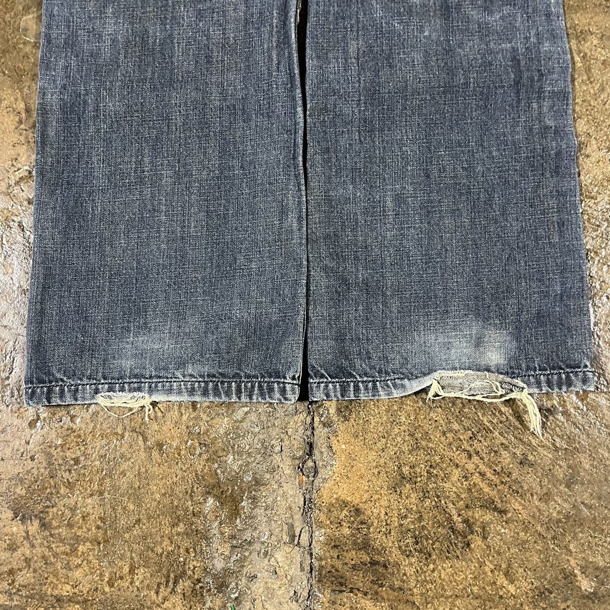 Affliction × JNCO × Vintage Crazy Y2K Affliction Style Cross Jeans Boot Cut Wide Leg Size US 34 / EU 50 - 4 Thumbnail