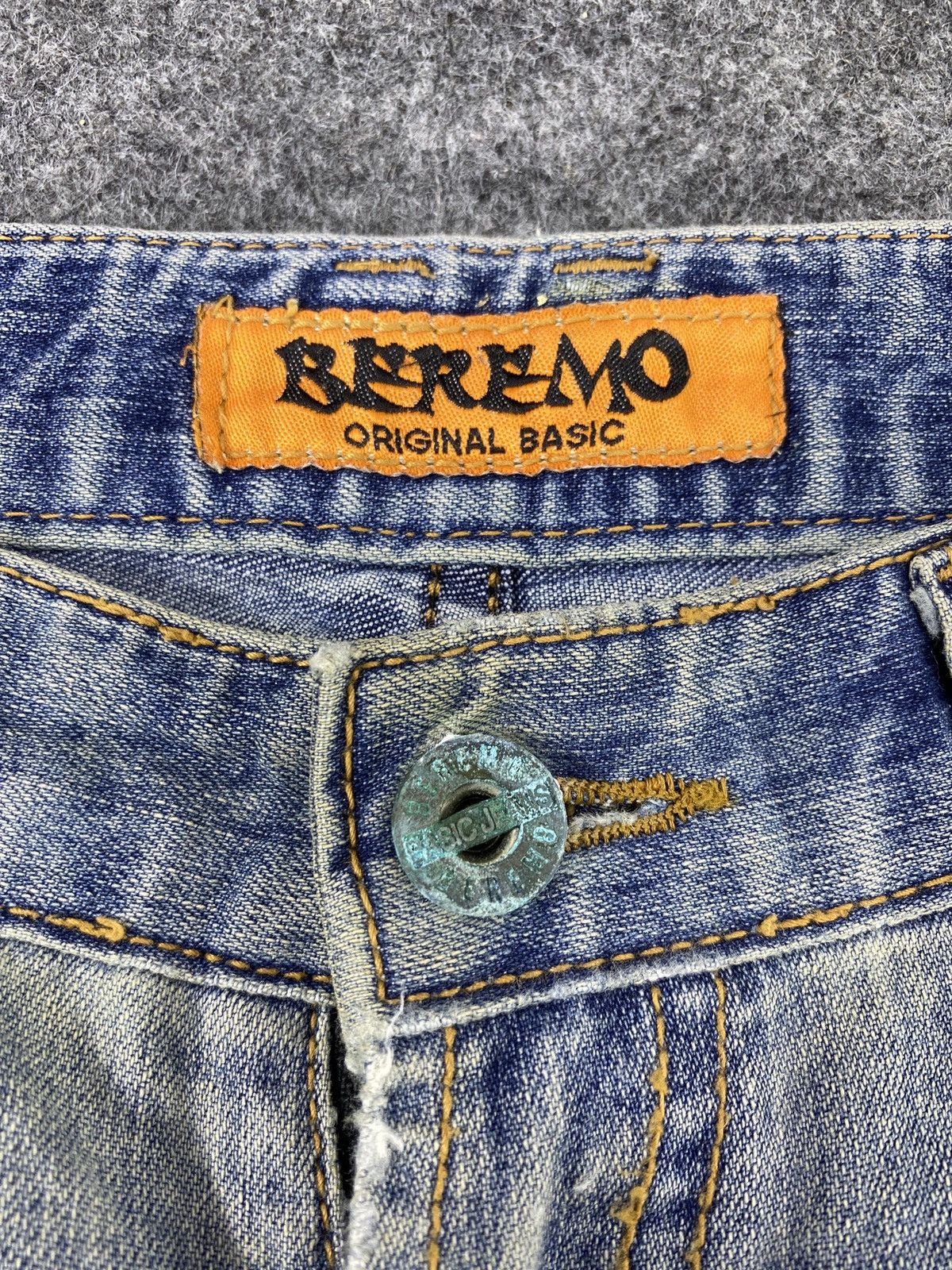 Japanese Brand × Jean Beremo Blue Wash Flare Jeans - J992 Size 29" - 7 Thumbnail