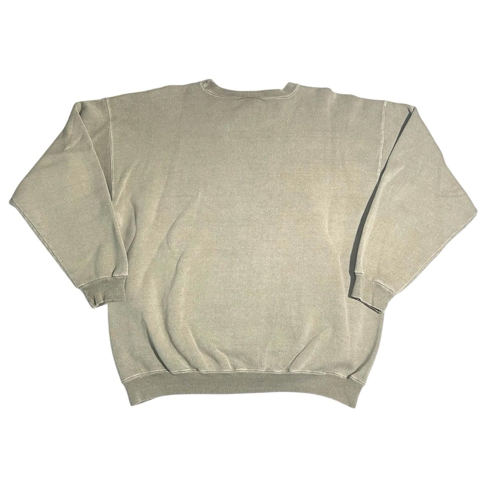 Vintage 1990’s Discus Athletic Blank Sand Crewneck Sweatshirt USA L Size US L / EU 52-54 / 3 - 2 Thumbnail