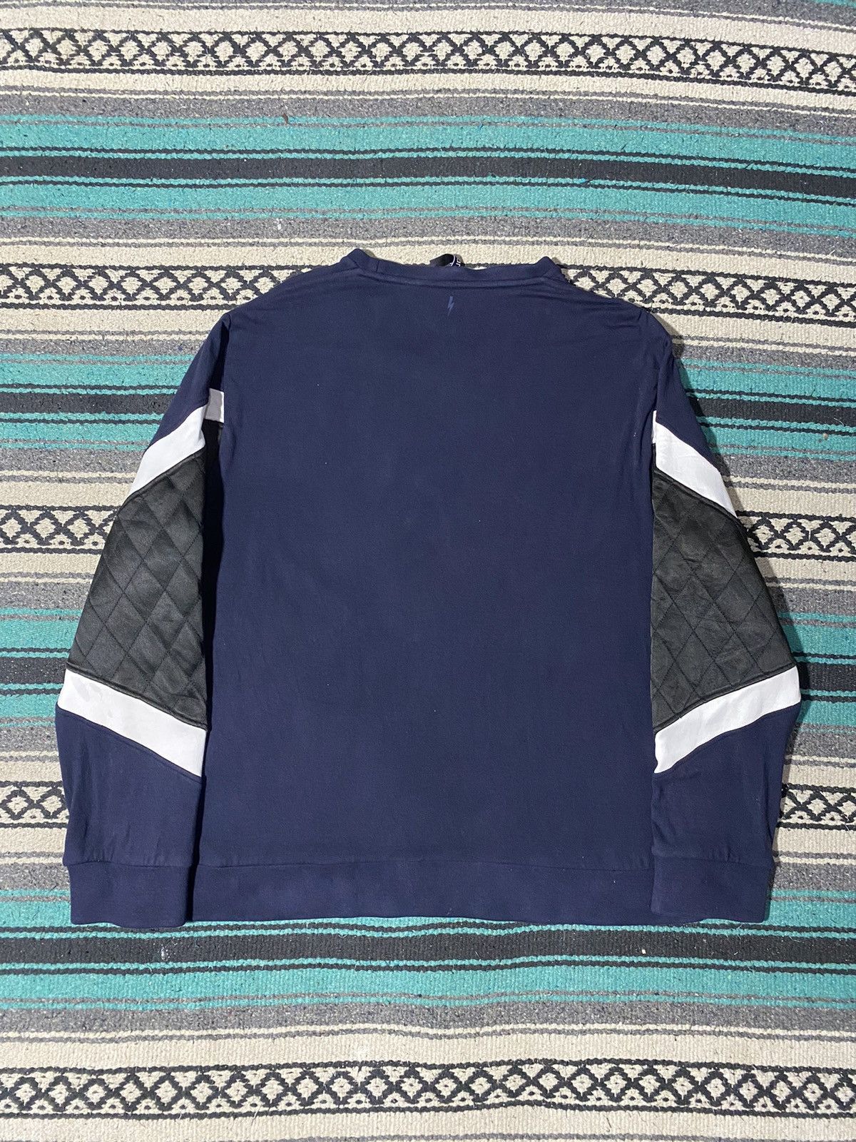 Neil Barrett Neil Barrett Geometric Panelled Sweatshirt Size US L / EU 52-54 / 3 - 5 Thumbnail