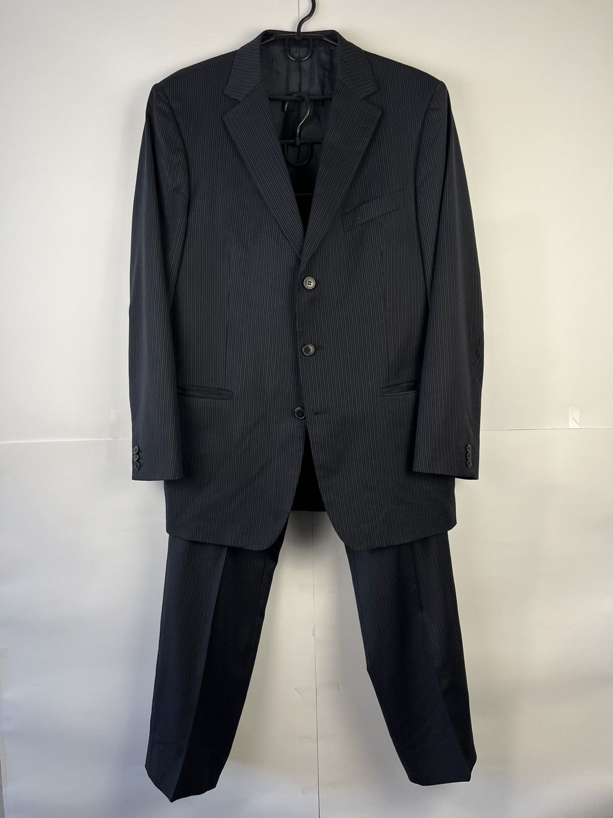 Z Zegna Z Zegna City Luxury Wool Stripped Suit Made in Italy Size 42R - 1 Thumbnail