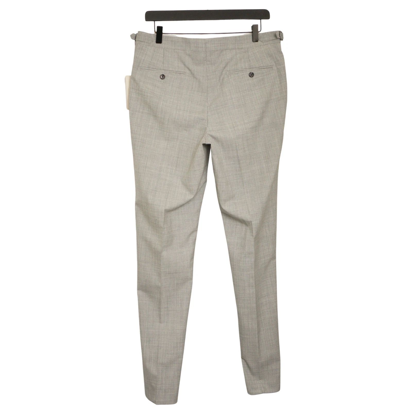 Suitsupply Men Suitsupply Suit 3 Piece Havana Patch HL Wool Grey US38 Size 38R - 9 Thumbnail