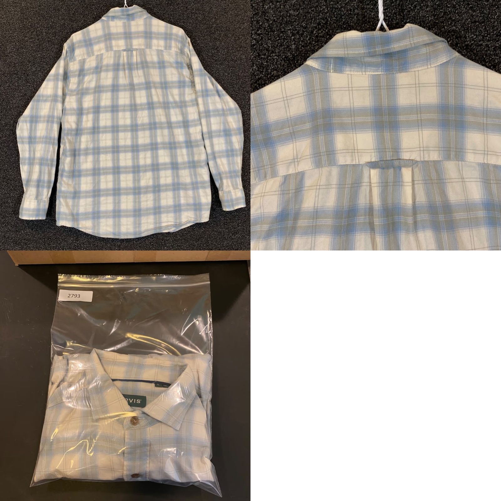 Orvis Orvis Shirt Large Blue White Plaid Button Up Outdoor Long Sleeve Tencel Mens Size US L / EU 52-54 / 3 - 8 Thumbnail