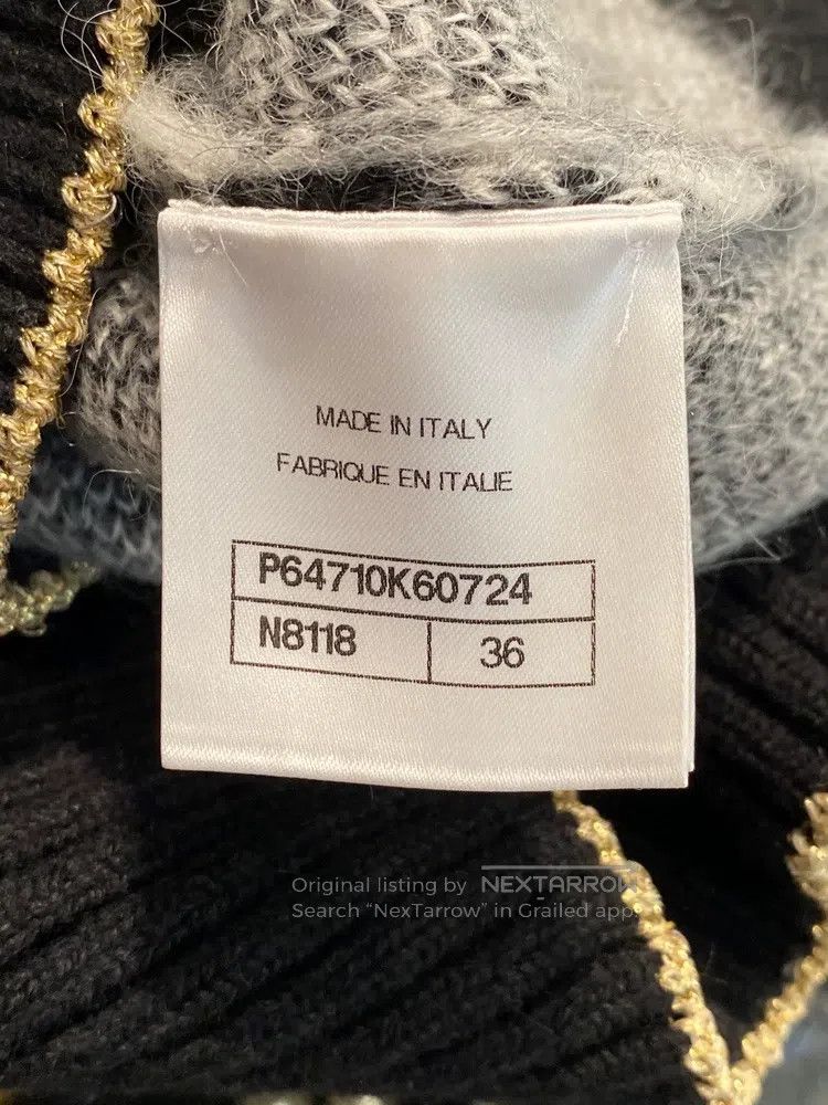 Other Chanel 20a black and white horsehair knitted sweater Size XS / US 0-2 / IT 36-38 - 6 Thumbnail