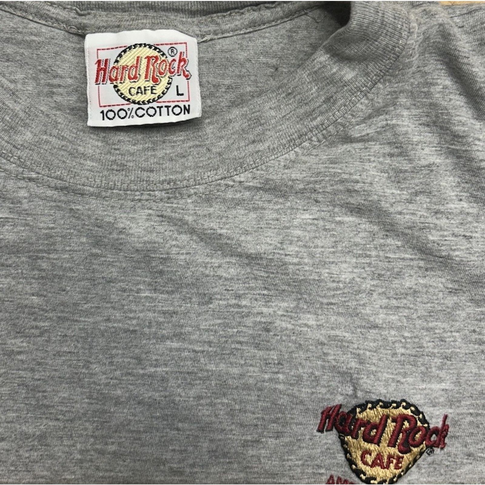 Hard Rock Cafe Vintage Hard Rock Cafe Amsterdam Shirt Size L Embroidered Size US L / EU 52-54 / 3 - 3 Thumbnail