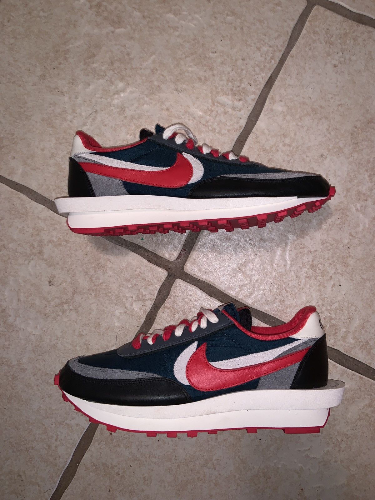 image of Nike Sacai Ld Waffle Size 14 Shoes in Black, Men's