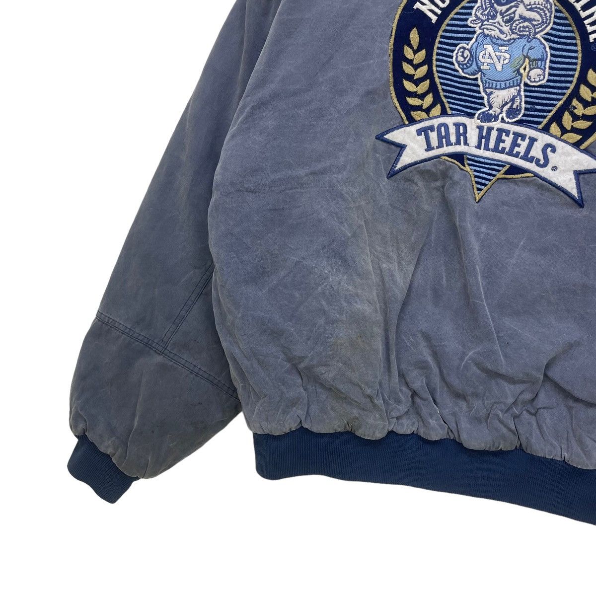Nutmeg Vtg Nutmeg Mills University North Caronila Bomber Jacket Size US L / EU 52-54 / 3 - 15 Thumbnail