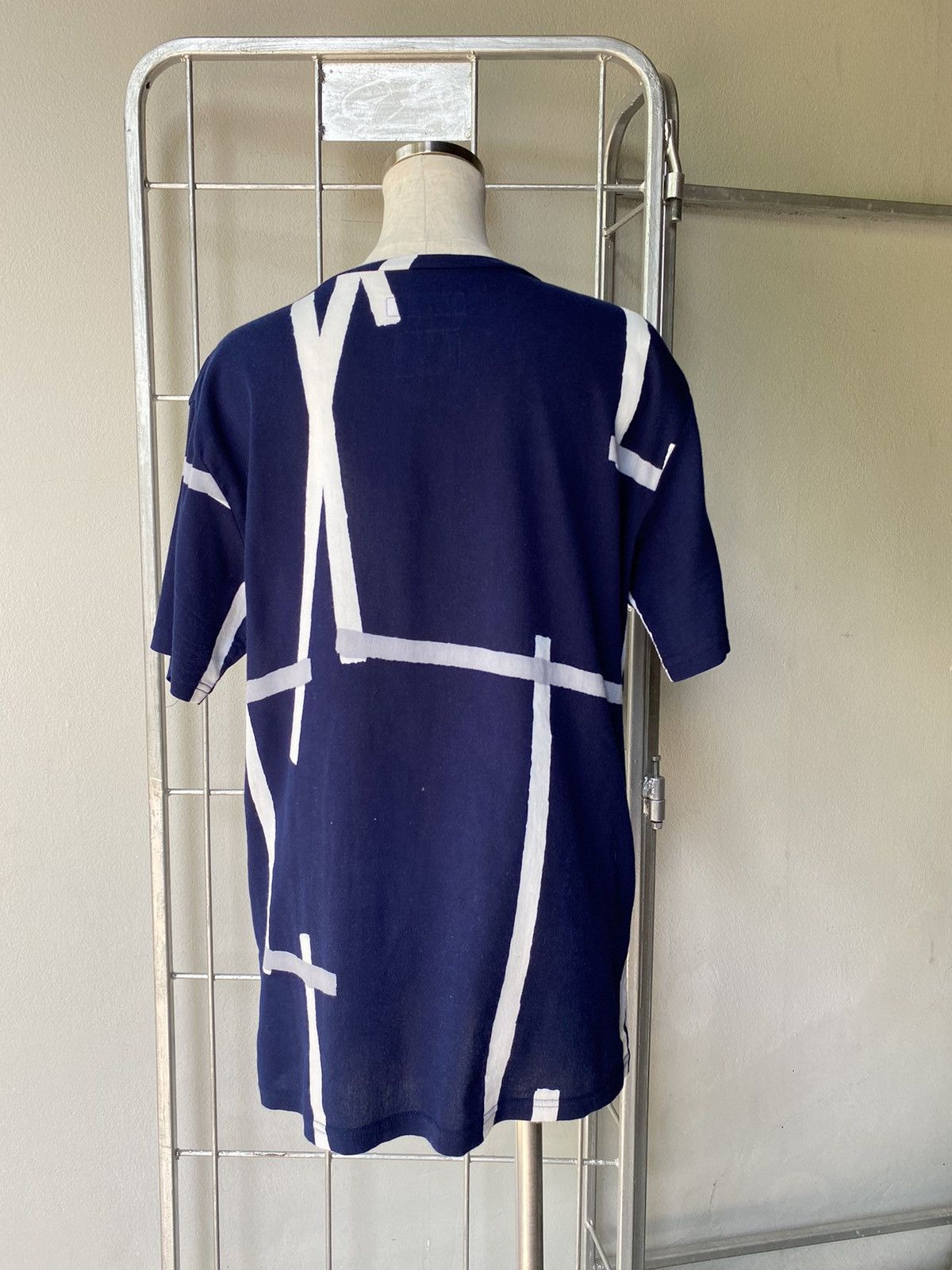 SOU SOU SOU・SOU dark blue geometric print tee Size L / US 10 / IT 46 - 17 Thumbnail