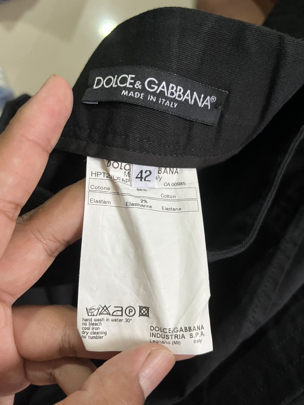 Dolce & Gabbana 00s black pants Size 28" / US 6 / IT 42 - 3 Thumbnail